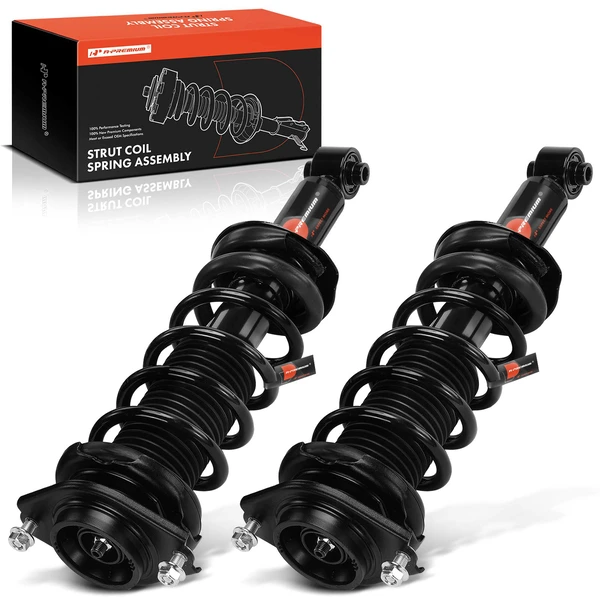 2-Pc Strut and Coil Spring Assembly Set Rear Driver & Passenger A-Premium APSA1013