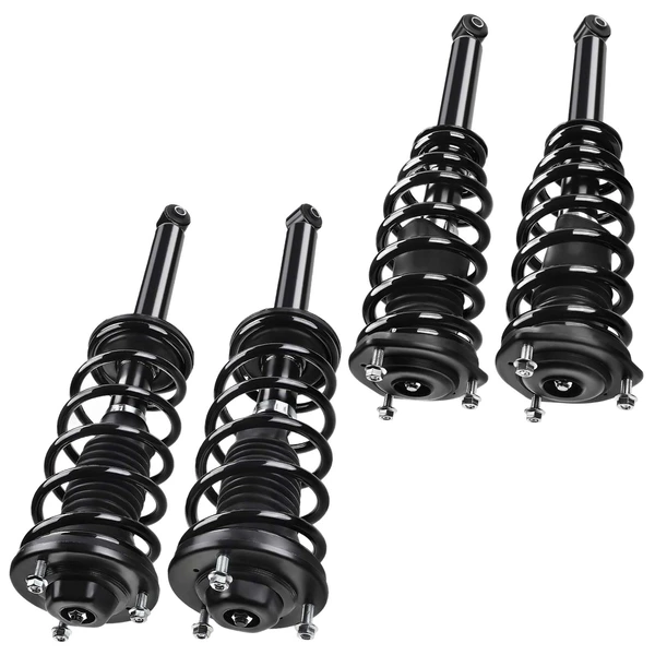 4-Pc Complete Strut + Coil Spring, Front & Rear, A-Premium APSA1363
