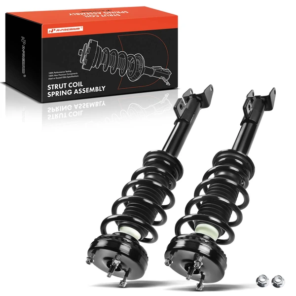 2011-2016 Dodge Challenger 2-Pc Strut and Coil Spring Assembly Set Front Driver & Passenger A-Premium APSA1023