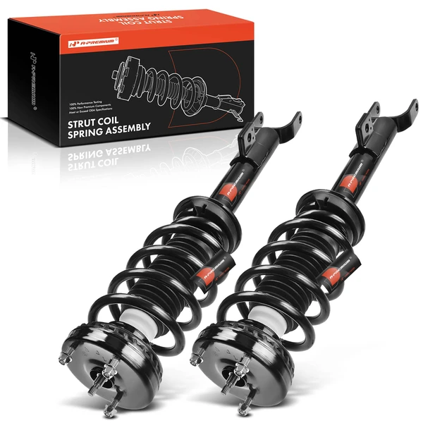2-Pc Complete Strut + Coil Spring, Front Driver & Passenger, A-Premium APSA1025