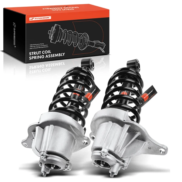 2-Pc Complete Strut + Coil Spring, Rear Driver & Passenger, A-Premium APSA1027