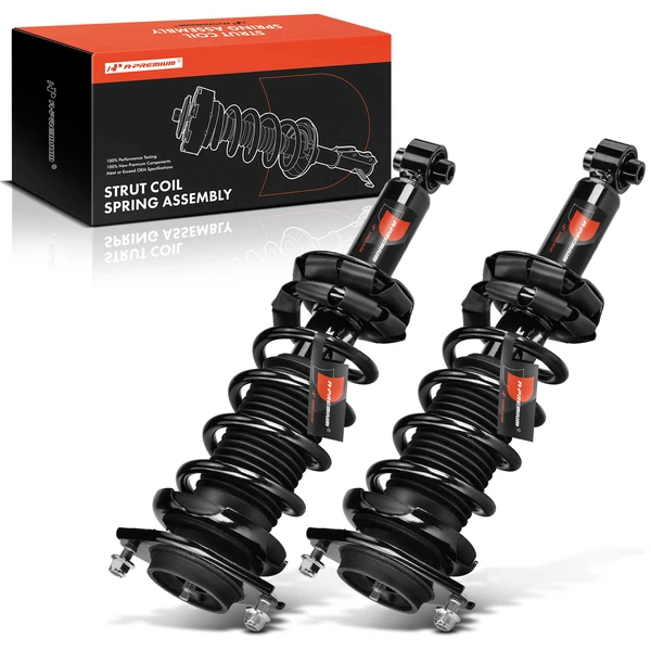 2-Pc Strut and Coil Spring Assembly Set Rear Driver & Passenger A-Premium APSA2047