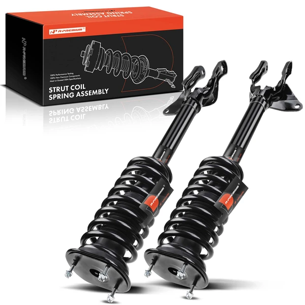 2-Pc Complete Strut + Coil Spring, Front Driver & Passenger, A-Premium APSA1029