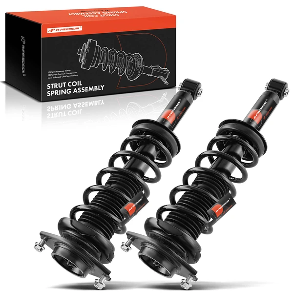 2-Pc Strut and Coil Spring Assembly Set Rear Driver & Passenger A-Premium APSA1031