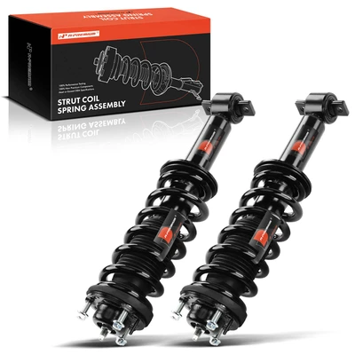 2 Pcs Front Complete Strut & Coil Spring Assembly