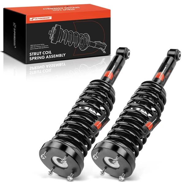 2006-2009 Jaguar Vanden Plas 2-Pc Strut and Coil Spring Assembly Set Rear Driver & Passenger A-Premium APSA1033