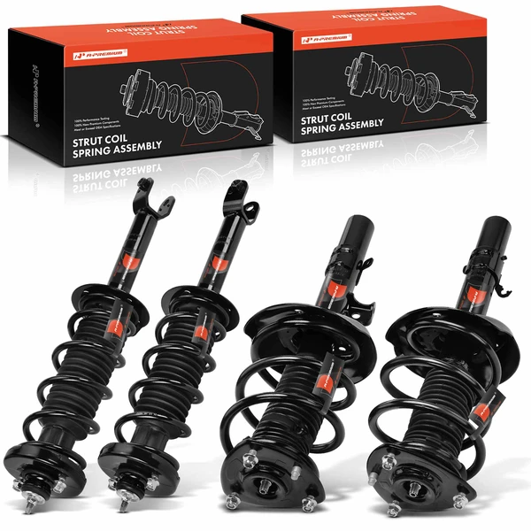 2015-2018 Acura TLX 4-Pc Strut and Coil Spring Assembly Set Front & Rear A-Premium APSA2478