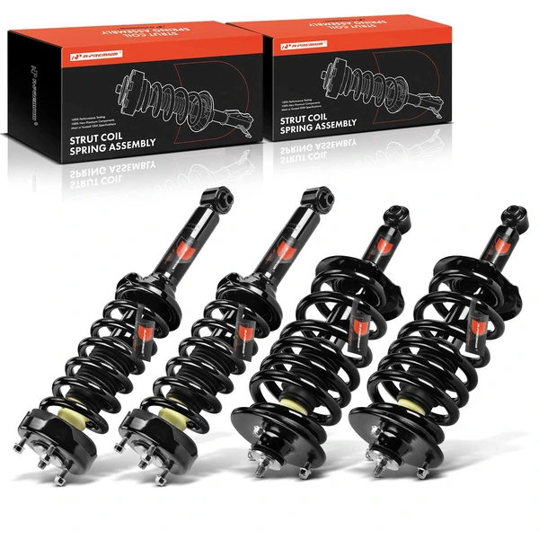 4-Pc Complete Strut + Coil Spring, Front & Rear, A-Premium APSA2473