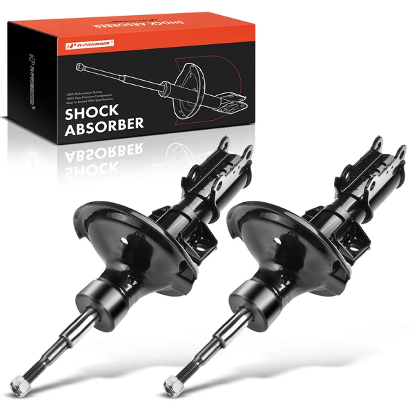 2-Pc Shock Absorber, Front Driver & Passenger, A-Premium APSA0126