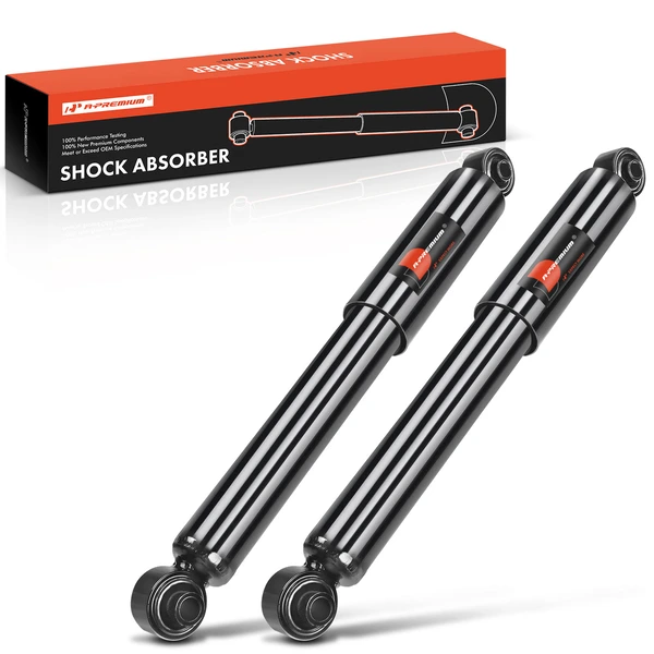 2012-2017 Fiat 500 2-Pc Shock Absorber Rear Driver & Passenger A-Premium APSA1322