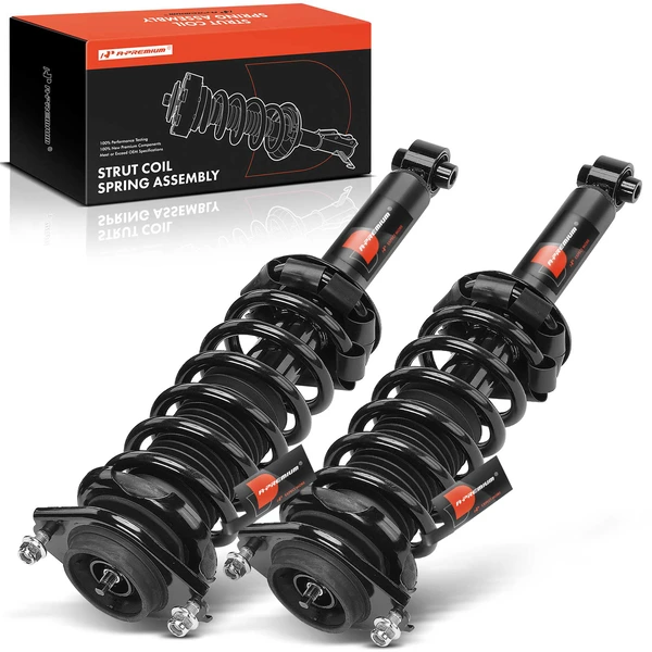 2-Pc Strut and Coil Spring Assembly Set Rear Driver & Passenger A-Premium APSA2064