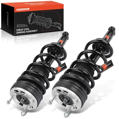 2 Pcs Rear Complete Strut & Coil Spring Assembly