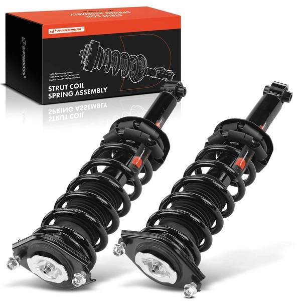 2-Pc Complete Strut + Coil Spring, Rear Driver & Passenger, A-Premium APSA2074