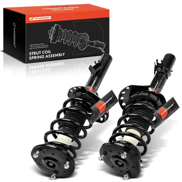 2-Pc Strut and Coil Spring Assembly Set Front Driver & Passenger A-Premium APSA2080