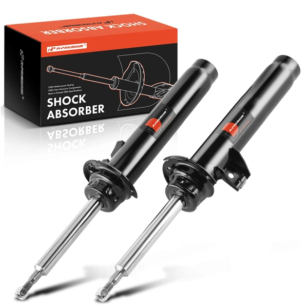 2013-2015 BMW X1 2-Pc Shock Absorber Front Driver & Passenger A-Premium APSA1696