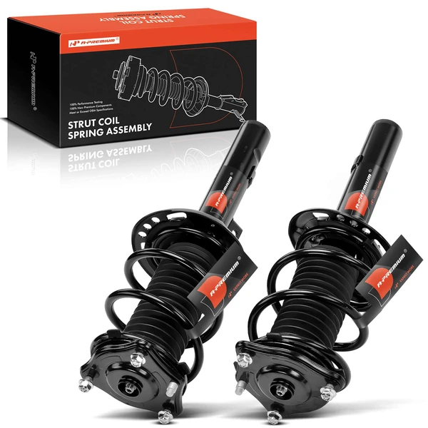 2 Pcs Front Complete Strut & Coil Spring Assembly for 2017-2021 Honda Civic