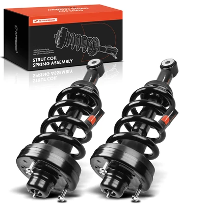 2 Pcs Rear Complete Strut & Coil Spring Assembly