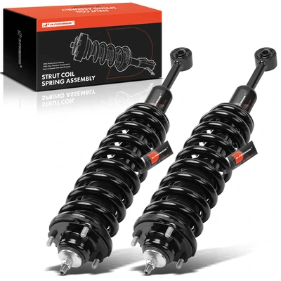 2 Pcs Front Complete Strut & Coil Spring Assembly