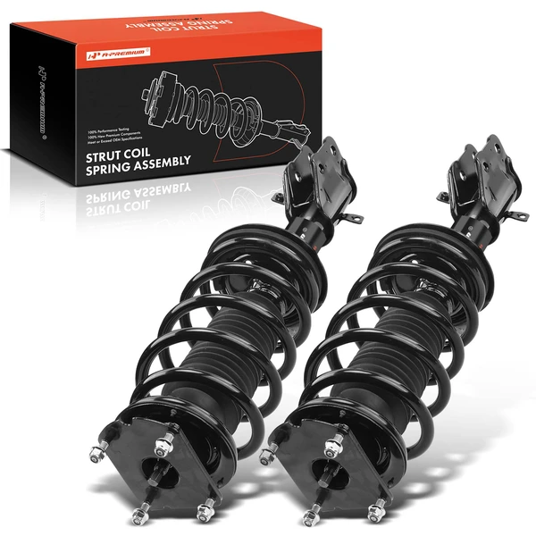 2011-2014 Ford Edge 2-Pc Strut and Coil Spring Assembly Set Front Driver & Passenger A-Premium APSA1149