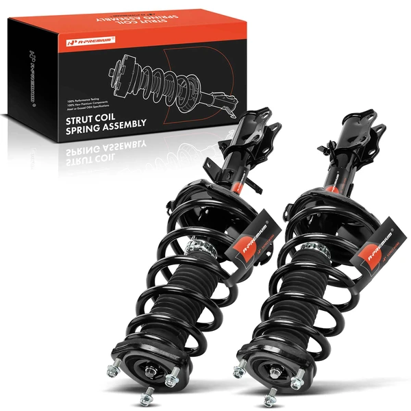 2006-2007 Toyota Highlander 2-Pc Strut and Coil Spring Assembly Set Rear Driver & Passenger A-Premium APSA2085