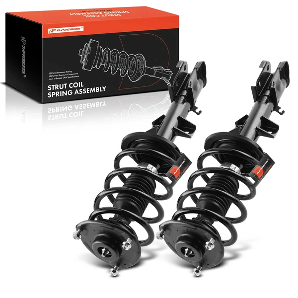 2010-2012 Hyundai Santa Fe 2-Pc Strut and Coil Spring Assembly Set Front Driver & Passenger A-Premium APSA1151