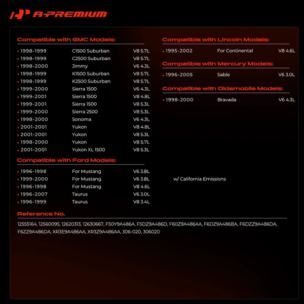 Secondary Air Injection Pump for Chevrolet GMC Ford Buick Lincoln Mercury Olds