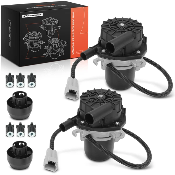 2 Pcs Secondary Air Injection Pump for Toyota Tundra 07-13 Land Cruiser 08-13 Lexus