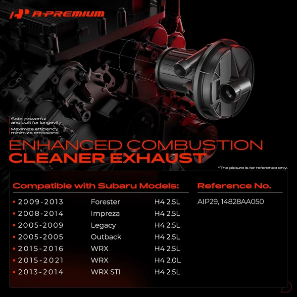 Secondary Air Injection Pump for Subaru Forester Impreza Legacy Outback WRX STI