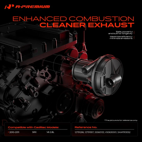 Secondary Air Injection Pump with Mount Bushing for Cadillac SRX 2010 2011 2.8L AWD