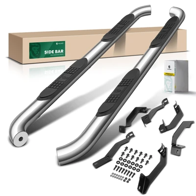 3 Inch Chrome S/S 304 Round Side Step Bars