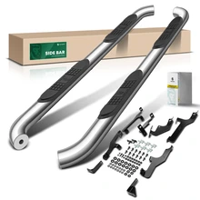 3 Inch Chrome S/S 304 Round Side Step Bars for 2021-2024 Nissan Rogue