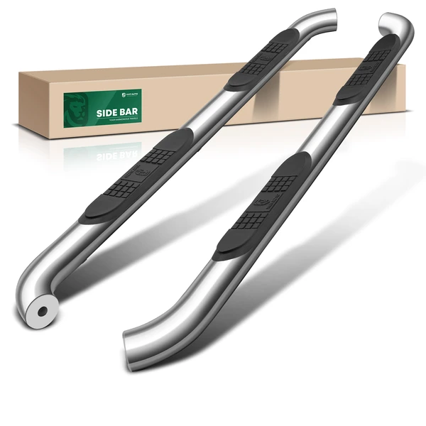 3 Inch Chrome S/S 304 Round Side Step Bars for Chevy Tahoe GMC Yukon 21-24 SUV