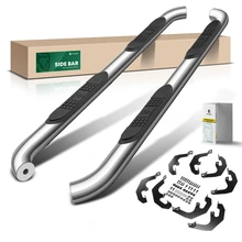 3 Inch Chrome S/S 304 Round Side Step Bars