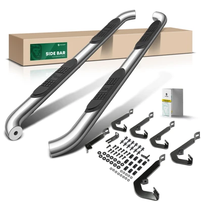 3 Inch Chrome S/S 304 Round Side Step Bars