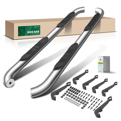 3 Inch Chrome S/S 304 Round Side Step Bars