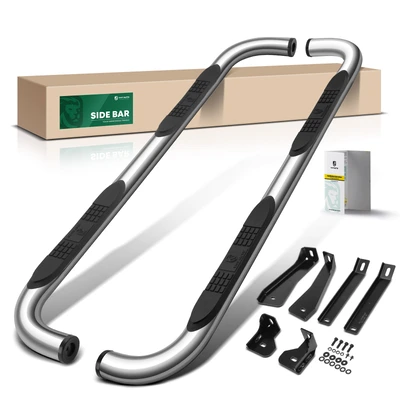 3 Inch Chrome S/S 304 Round Side Step Bars
