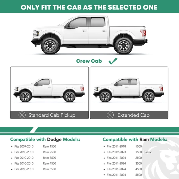 4 Inch Chrome S/S 304 Oval Straight Side Step Bars for Dodge Ram 1500 2500 3500 84.449 inches