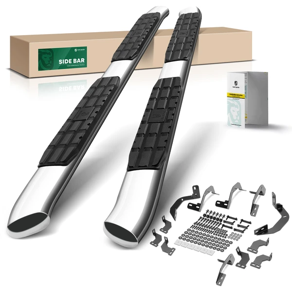 4.25 Inch Chrome S/S 304 Side Step Bars for 2011-2024 Ram 2500