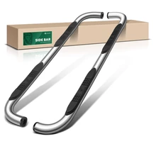 3 Inch Chrome S/S 304 Round 90-Degree Bent Ends Side Step Bars