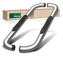 3 Inch Chrome S/S 304 Round 90-Degree Bent Ends Side Step Bars