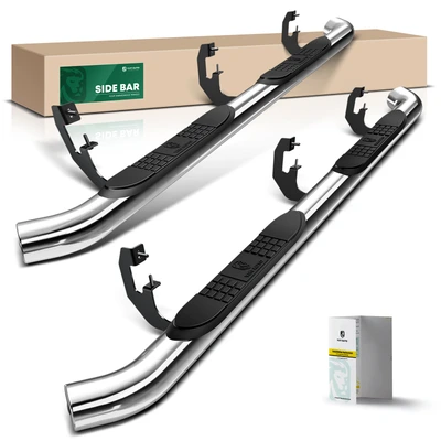 3 Inch Chrome S/S 304 Round Side Step Bars