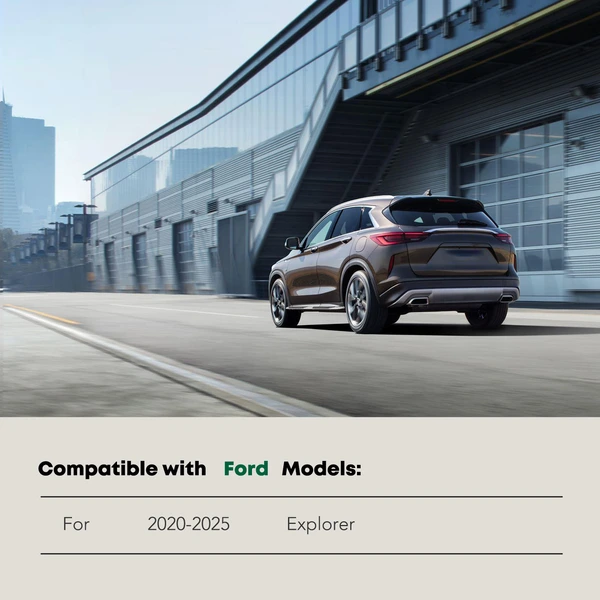 3 Inch Chrome S/S 304 Round Side Step Bars for 2020-2023 Ford Explorer