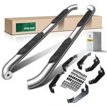 3 Inch Chrome S/S 304 Round Side Step Bars for 2009-2015 Honda Pilot