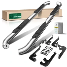 3 Inch Chrome S/S 304 Round Side Step Bars for 2016-2022 Honda Pilot