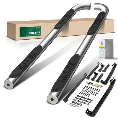 3 Inch Chrome S/S 304 Round Side Step Bars