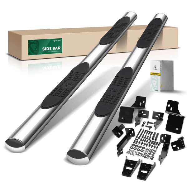 YHT Auto YHTSBAR0189 2004-2006 Toyota Tundra Nerf Bars Driver & Passenger Sidebar