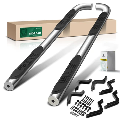 3 Inch Chrome S/S 304 Round Side Step Bars