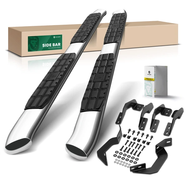 4.25 Inch Chrome S/S 304 PNC Series Side Step Bars for 2007-2021 Toyota Tundra