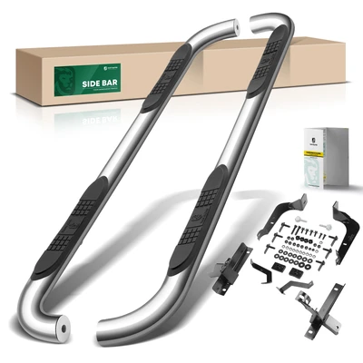 3 Inch Chrome S/S 304 Round Side Step Bars