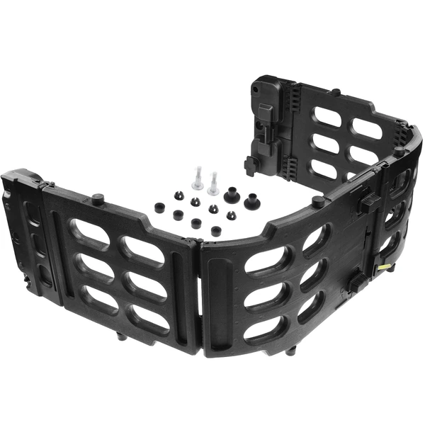 Black Rear Tailgate Stowable Bed Extender Kit for Ford F-150 2015-2020 Pickup